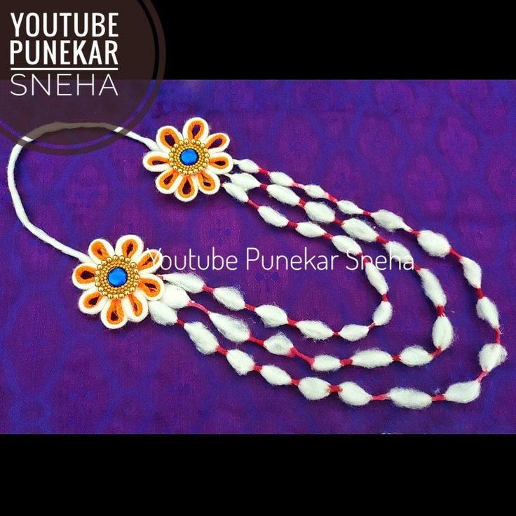 Short Vastra mala With Flower