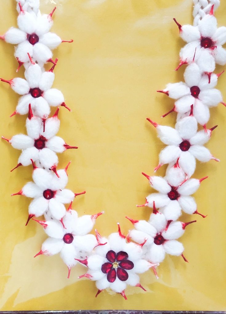 Cotton Long Flower Mala